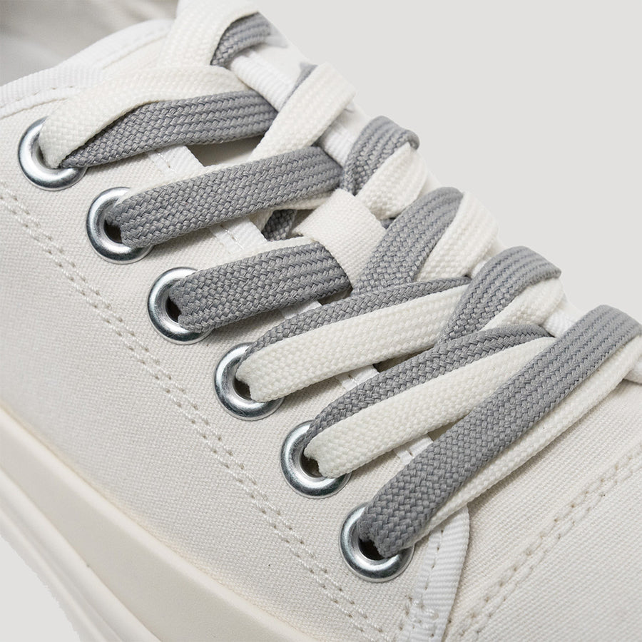 EVA PLATFORM CLASSIC SNEAKER - WHITE/WHITE