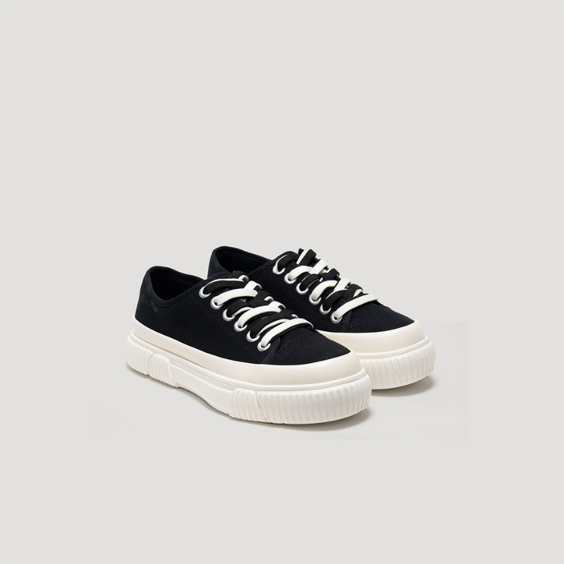 EVA PLATFORM CLASSIC SNEAKER - BLACK/WHITE