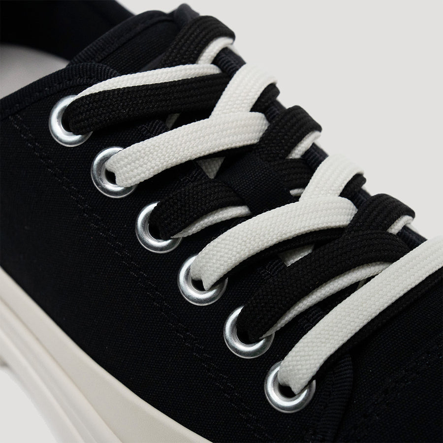 EVA PLATFORM CLASSIC SNEAKER - BLACK/WHITE