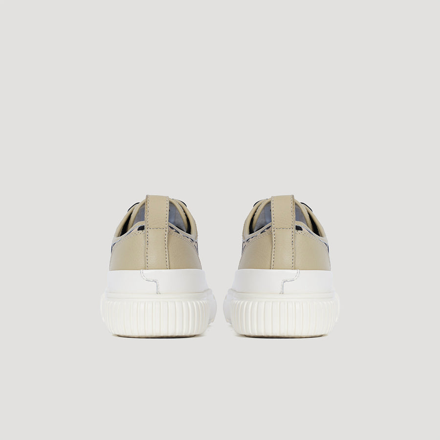 EVA PLATFORM LEOPARD PRINT SNEAKER - TAN/BEIGE