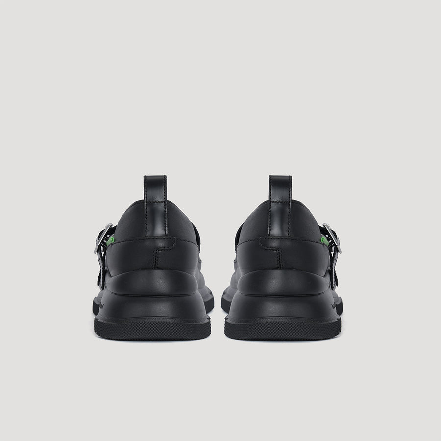 GAO EVA TWO STRAP MARYJANE - BLACK/BLACK