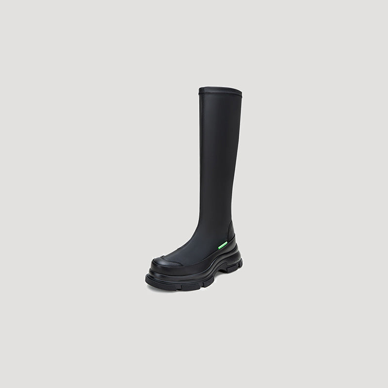 GAO EVA KNEE BOOTS - BLACK/BLACK