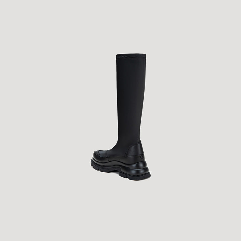 GAO EVA KNEE BOOTS - BLACK/BLACK