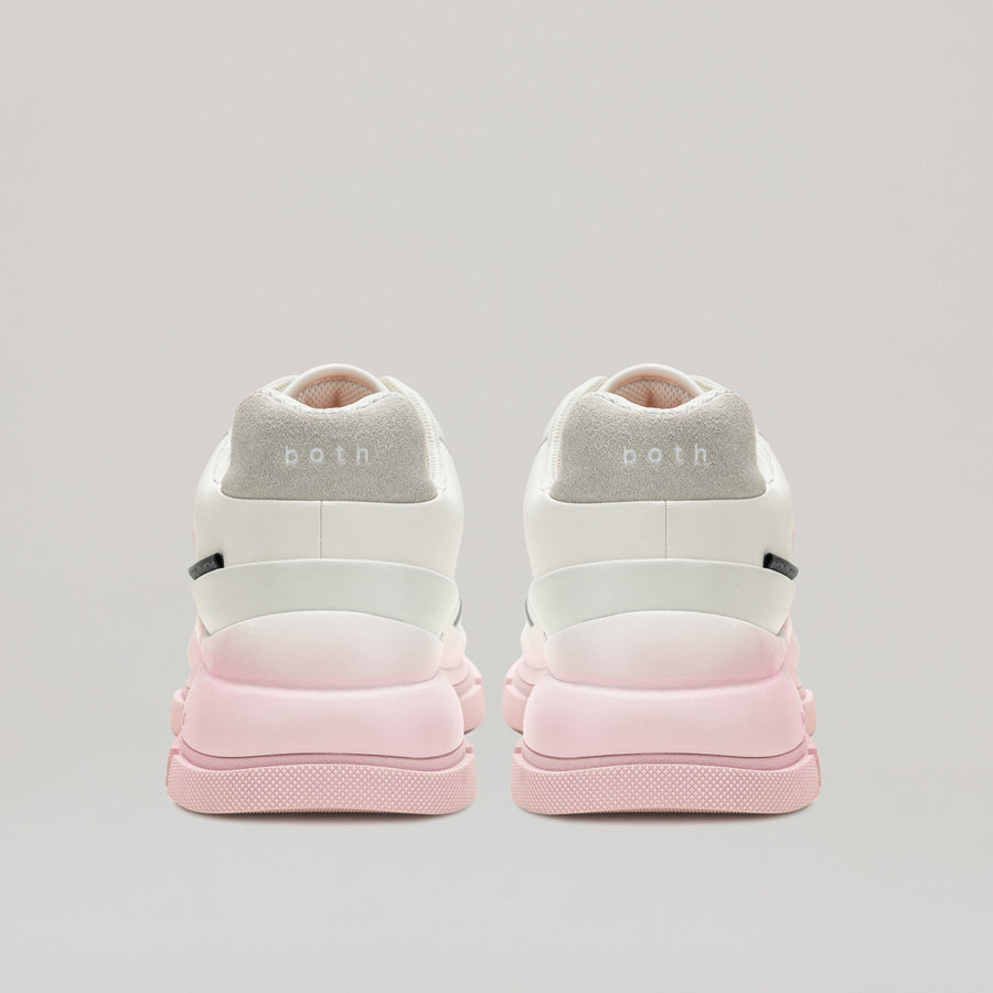 GAO EVA METAL BOW PRINTED SNEAKER pink white with silver ribbon bow and lightweight EVA sole