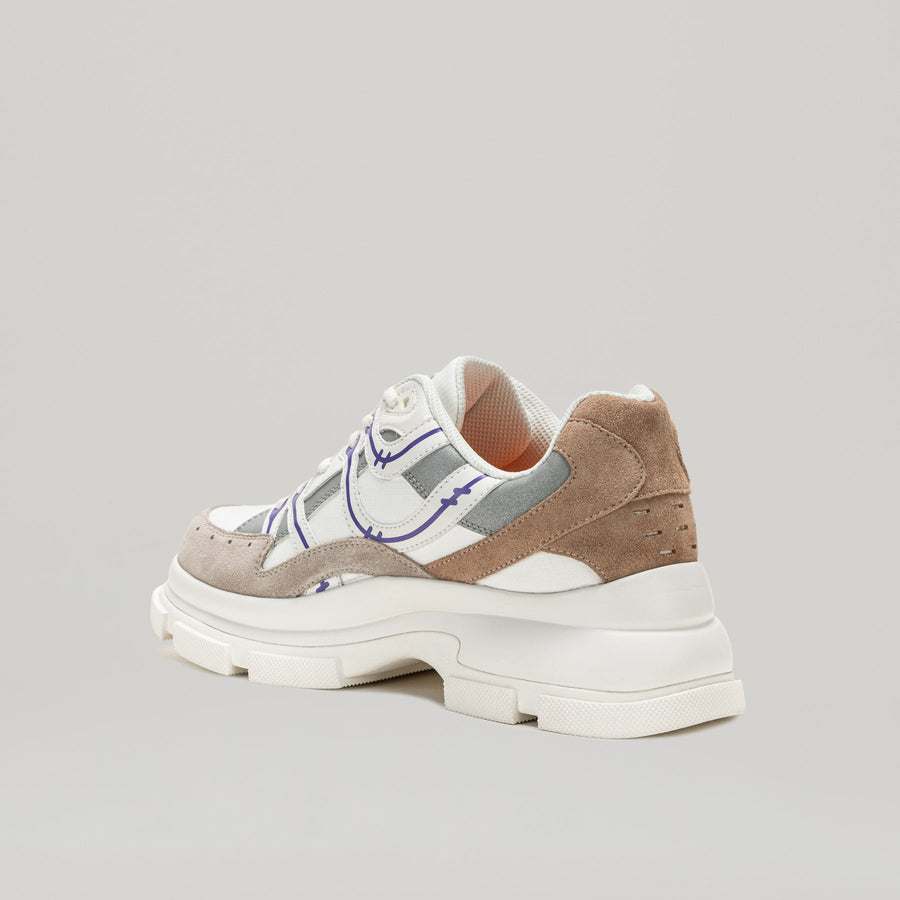 GAO EVA RUNNER - WHITE/BEGIE
