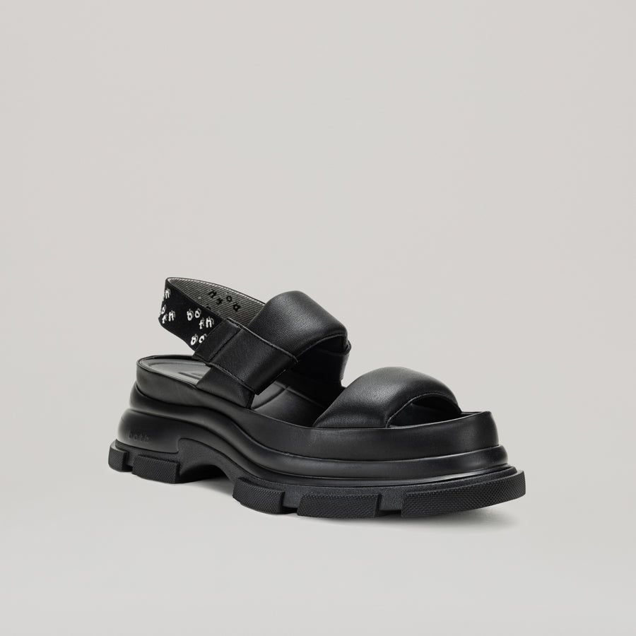 GAO EVA SANDAL - BLACK/BLACK