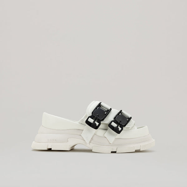 靴 both paris GAO EVA BUCKLED SLIDES-BLACK both - GAO EVA BUCKLED SLIDES-BLACK – both paris