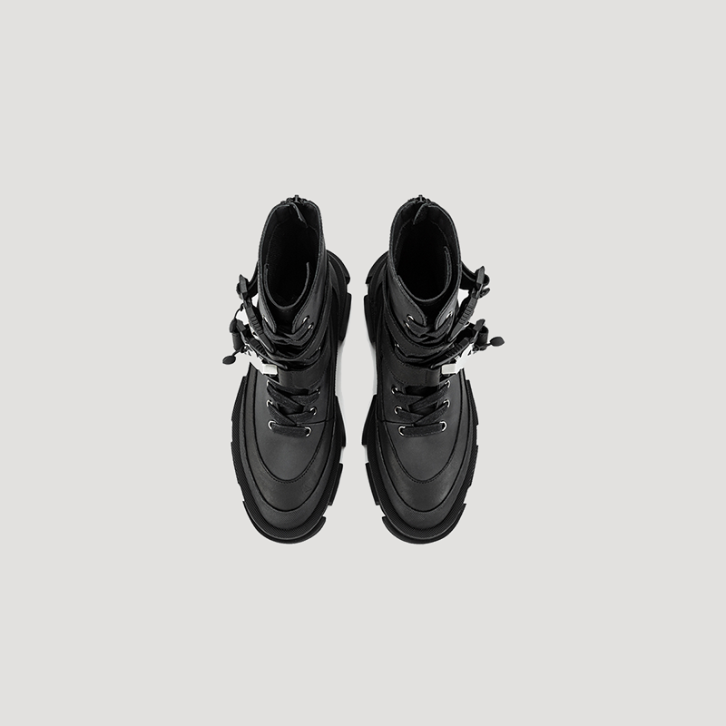 GAO HARNESS BOOTS - BLACK/BLACK