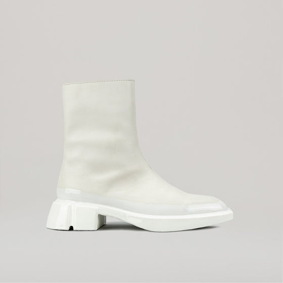 both - GANG BOOTS-WHITE