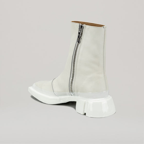 both - GANG BOOTS-WHITE