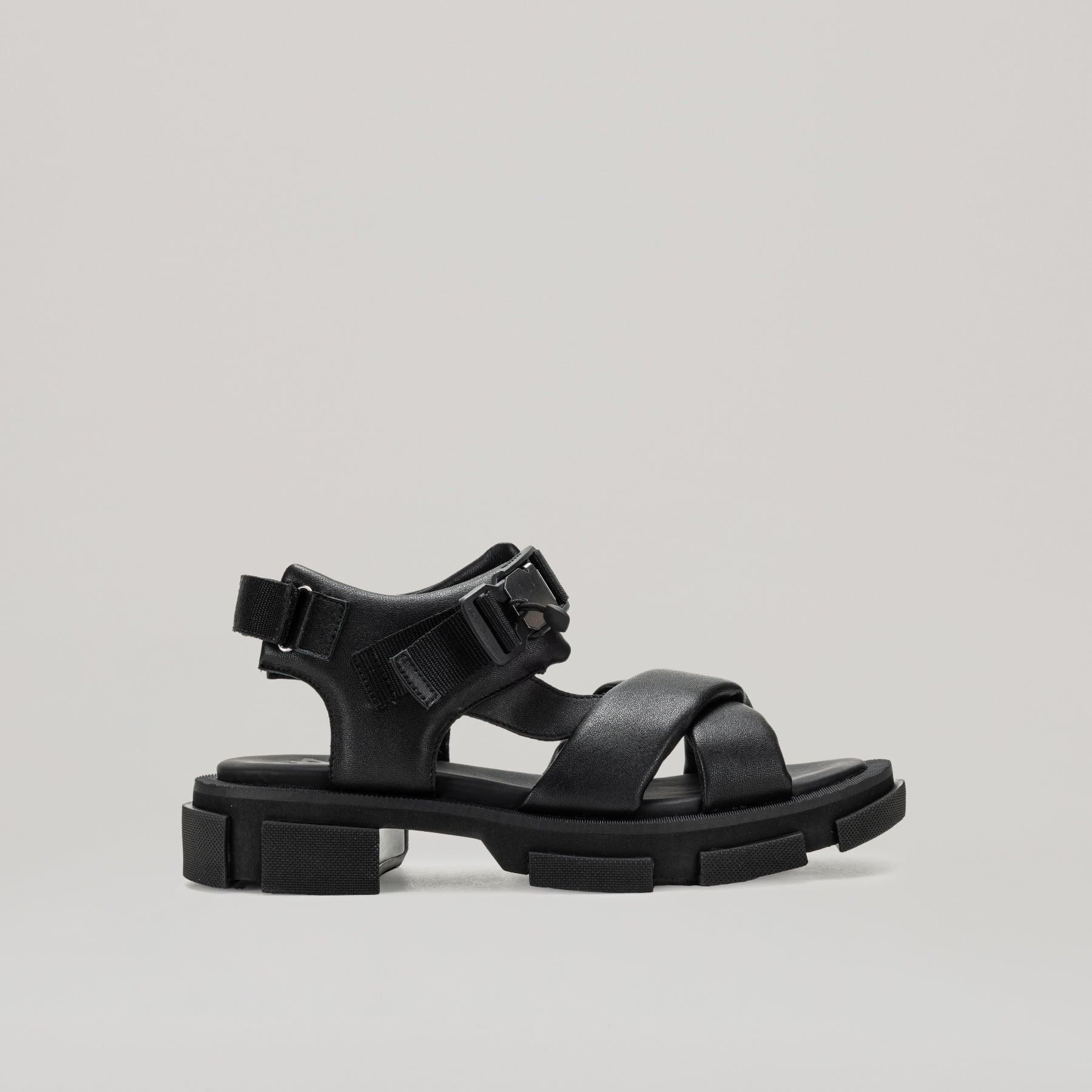 GAO SANDAL - BLACK/BLACK – both paris