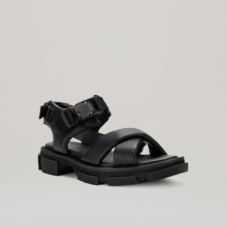GAO SANDAL - BLACK/BLACK