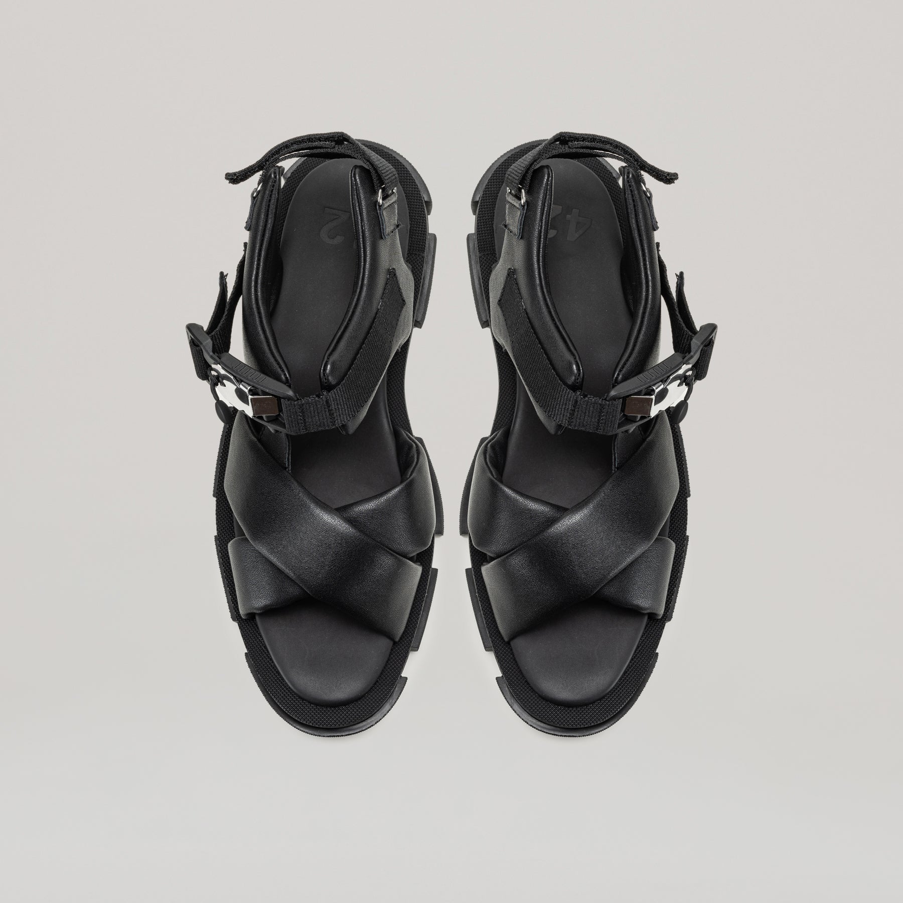 GAO SANDAL - BLACK/BLACK – both paris