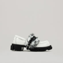  both - GAO CUFFED LOAFER-WHITE/BLACK