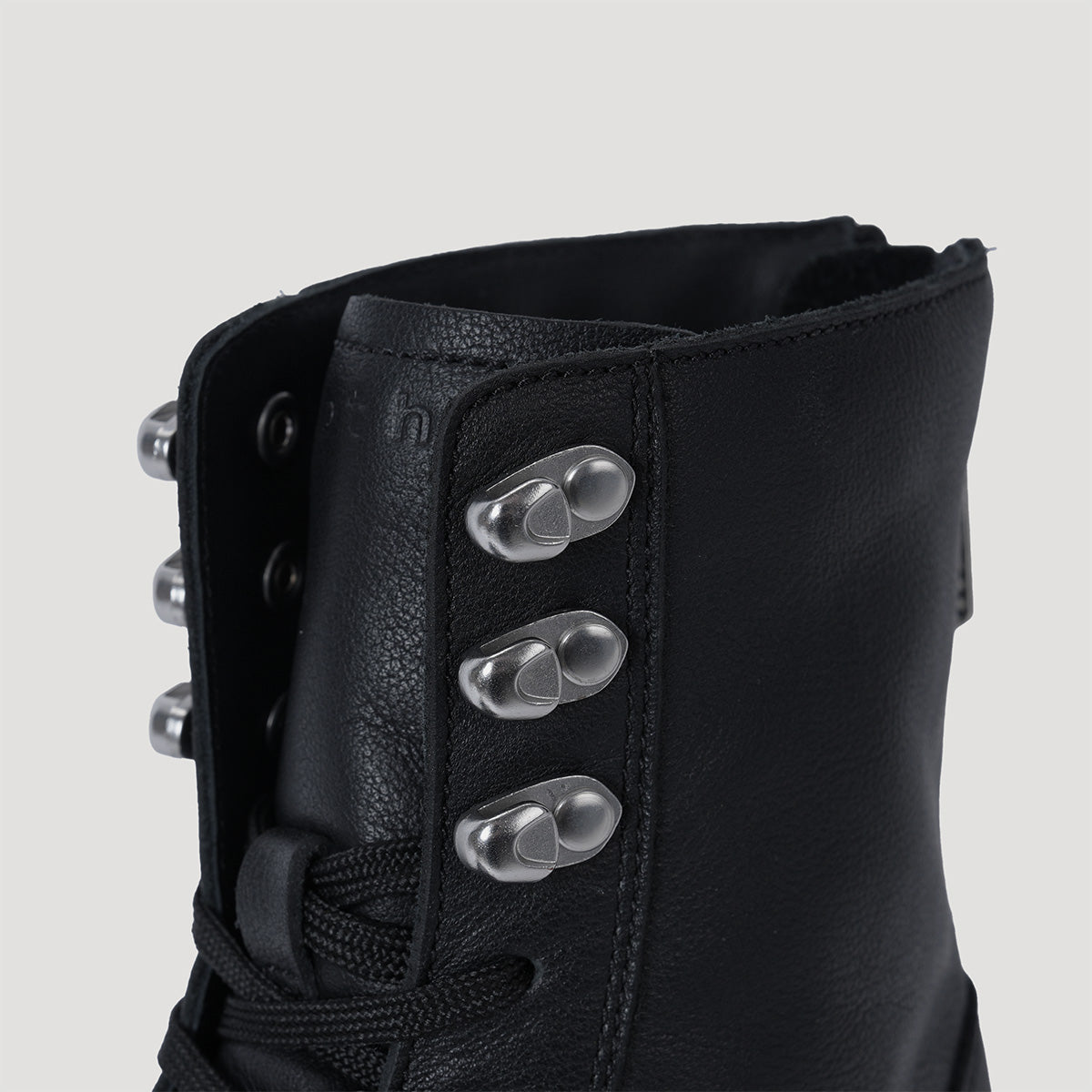 both - GAO PLATFORM ARMY BOOTS-BLACK/BLACK – both paris