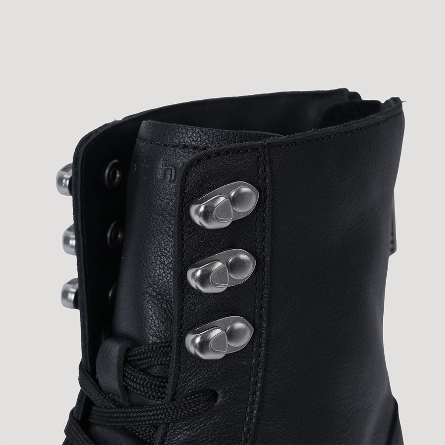 GAO PLATFORM ARMY BOOTS - BLACK/BLACK