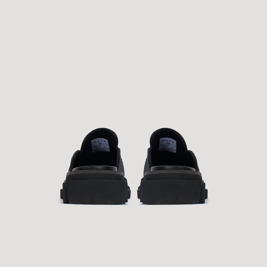 GAO LOAFER MULES - BLACK/BLACK
