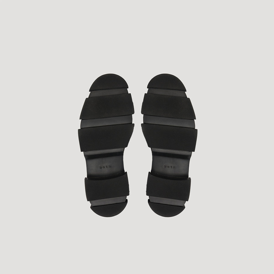GAO LOAFER MULES - BLACK/BLACK