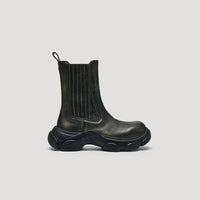 GUM BUNKER CHELSEA BOOTS - BLACK/BLACK