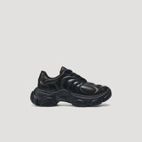GUM RIPPLE SNEAKER - BLACK/BLACK