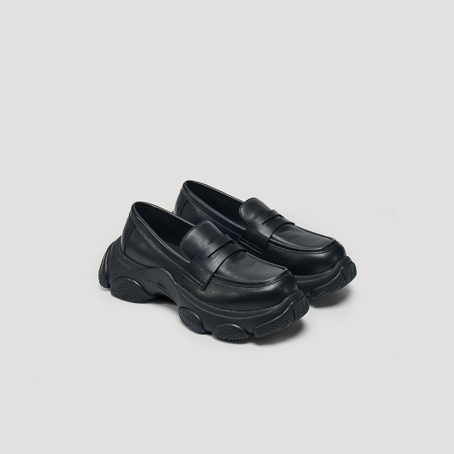 GUM SORTIE LOAFER - BLACK/BLACK