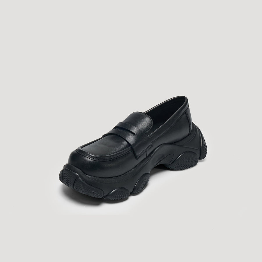 GUM SORTIE LOAFER - BLACK/BLACK