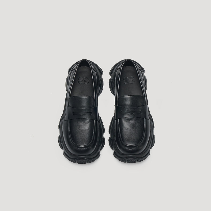 GUM SORTIE LOAFER - BLACK/BLACK