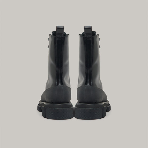 both - GAO HIGH BOOTS-SPAZZOLATO BLACK