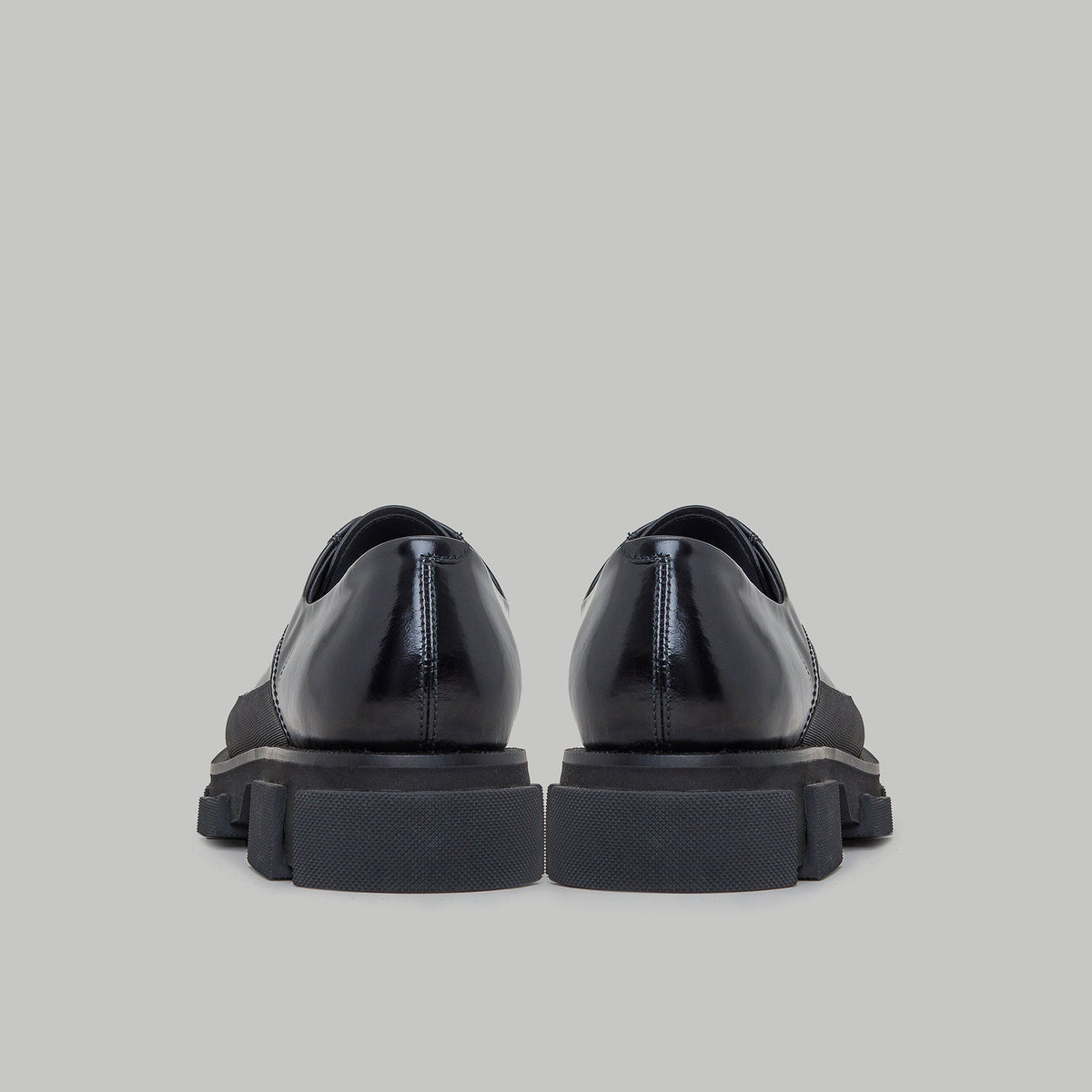 GAO DERBIES - SPAZZOLATO-BLACK/BLACK – both paris