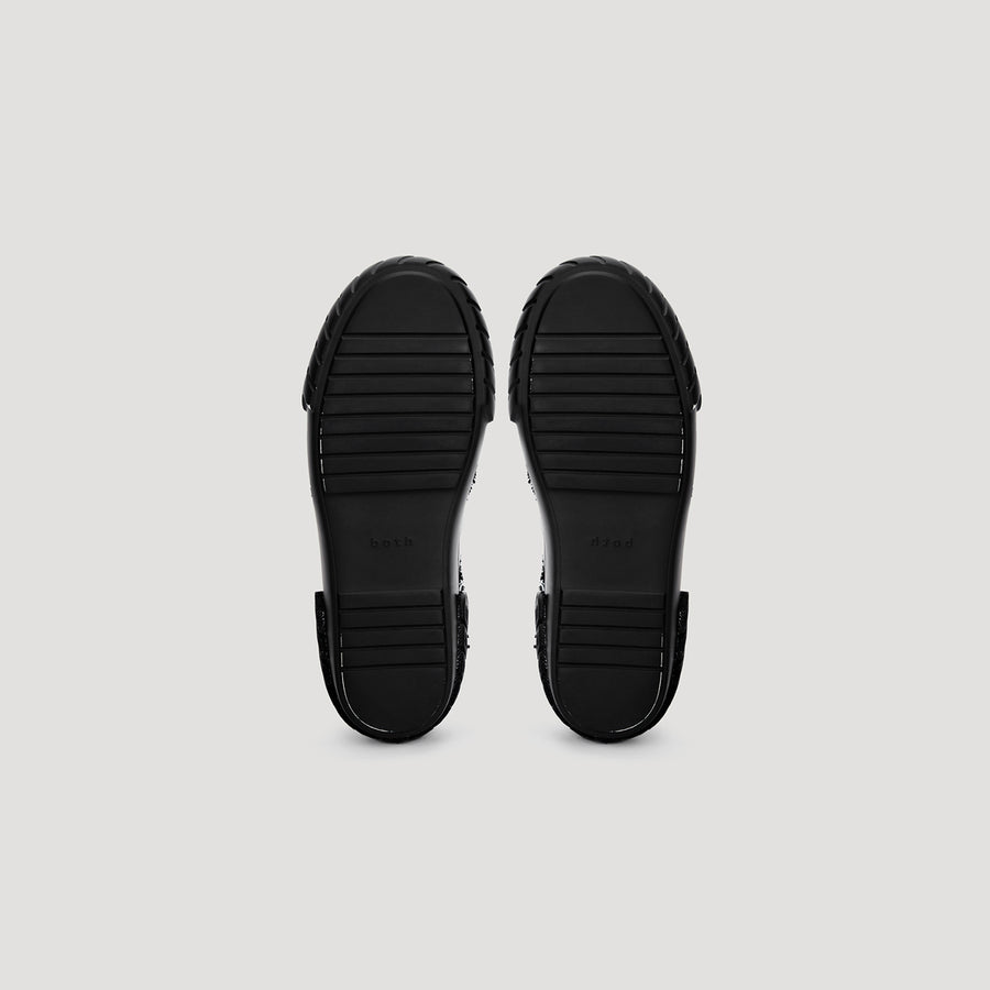 TYRES PLATFORM DENIM SNEAKER - BLACK/BLACK