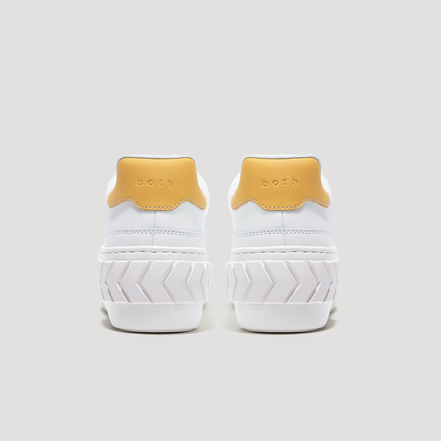 TYRES PLATFORM SIGNATURE SNEAKER - WHITE/YELLOW
