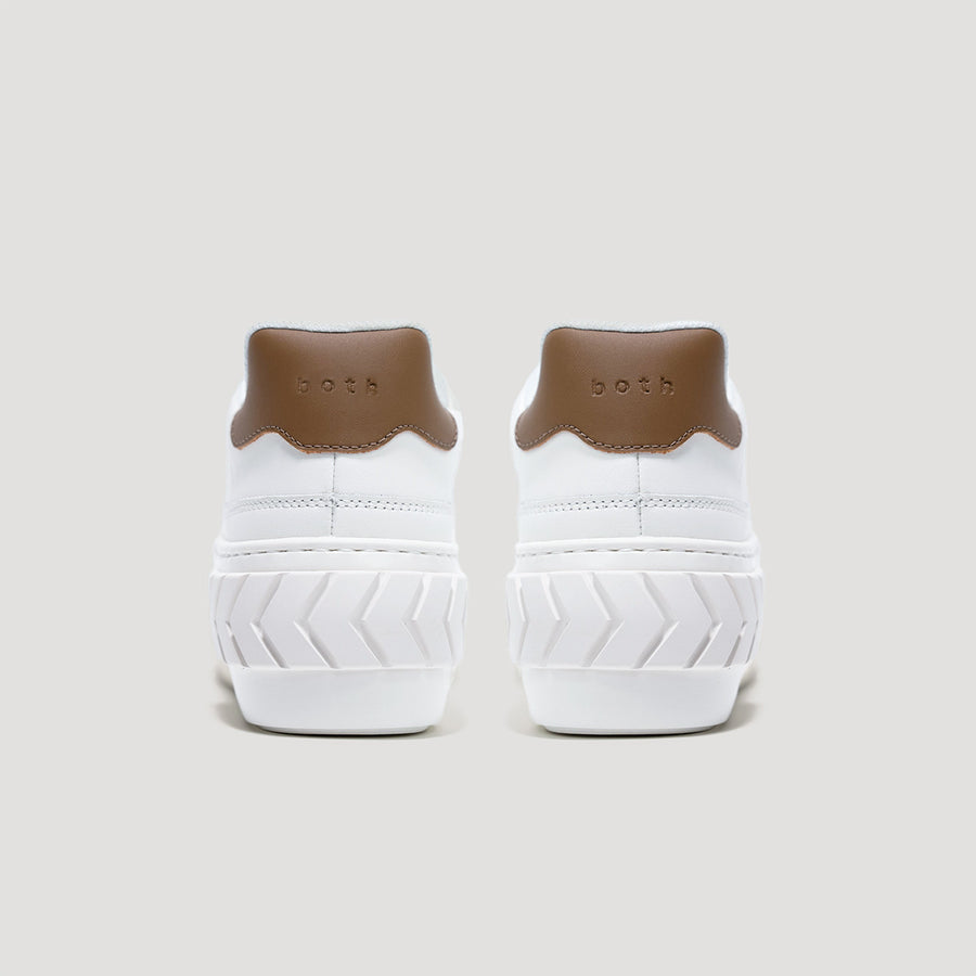 TYRES PLATFORM SIGNATURE SNEAKER - WHITE/BROWN
