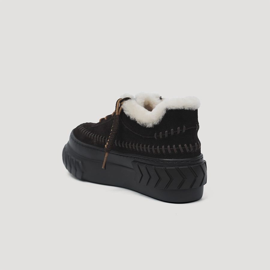 TYRES PLATFORM SNEAKER - DARK-BROWN/DARK-BROWN
