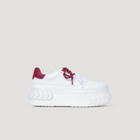 both - TYRES PLATFORM SIGNATURE SNEAKER-WHITE/RED