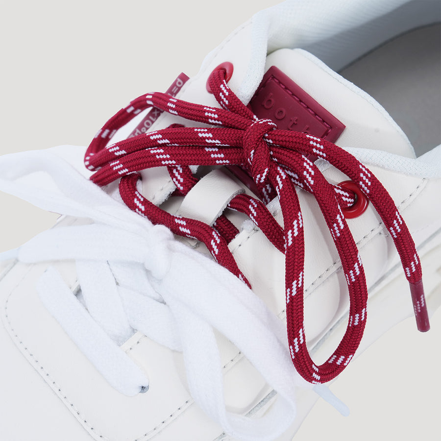 TYRES PLATFORM SIGNATURE SNEAKER - WHITE/RED