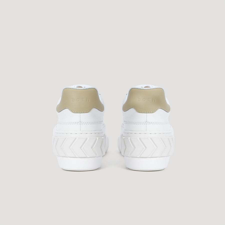 TYRES PLATFORM SIGNATURE SNEAKER - WHITE/BEIGE