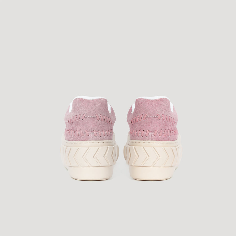 TYRES PLATFORM SIGNATURE SNEAKER - DUSTY-PINK/BEIGE