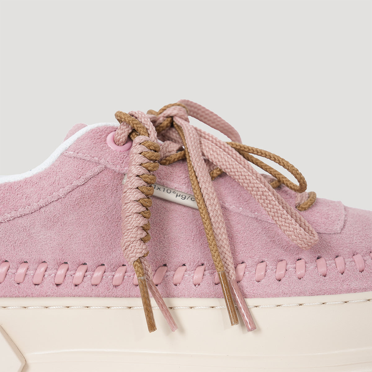 both - TYRES PLATFORM SIGNATURE SNEAKER-DUSTY-PINK/BEIGE – both paris