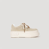 both - TYRES PLATFORM SIGNATURE SNEAKER-TAN/BEIGE