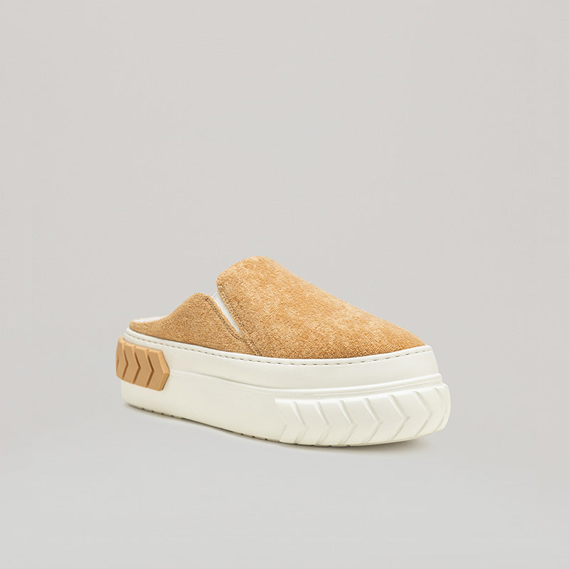 TYRES PLATFORM MULES - WHITE/KHAKI