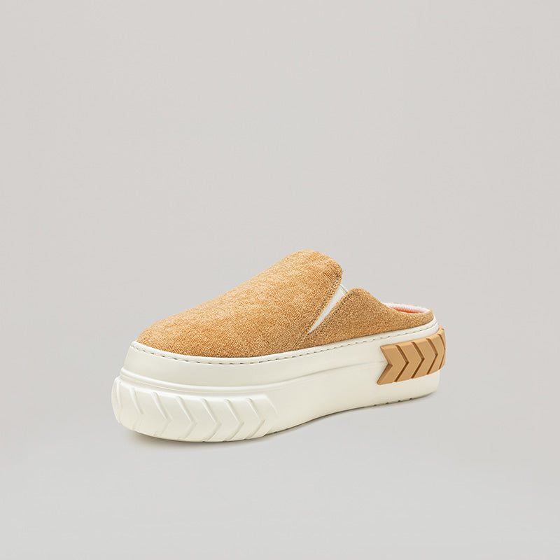 TYRES PLATFORM MULES - WHITE/KHAKI