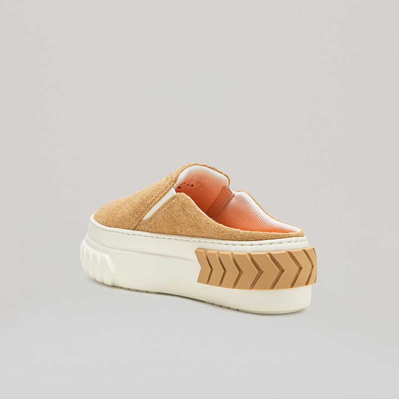 TYRES PLATFORM MULES - WHITE/KHAKI