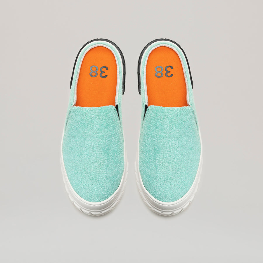 TYRES PLATFORM MULES - WHITE/GREEN