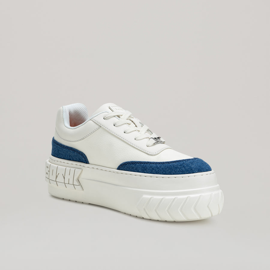 TYRES PLATFORM SNEAKER - DENIM/WHITE