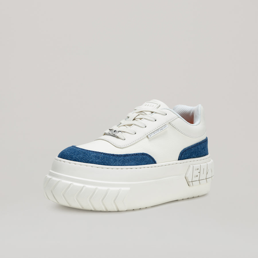 TYRES PLATFORM SNEAKER - DENIM/WHITE