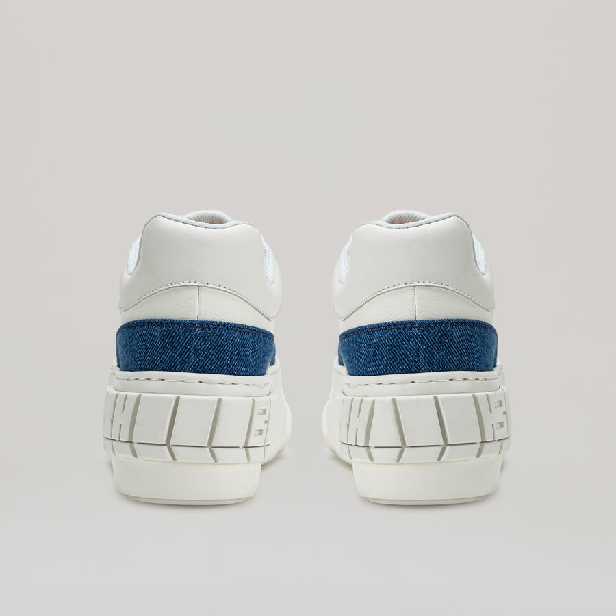 TYRES PLATFORM SNEAKER - DENIM/WHITE