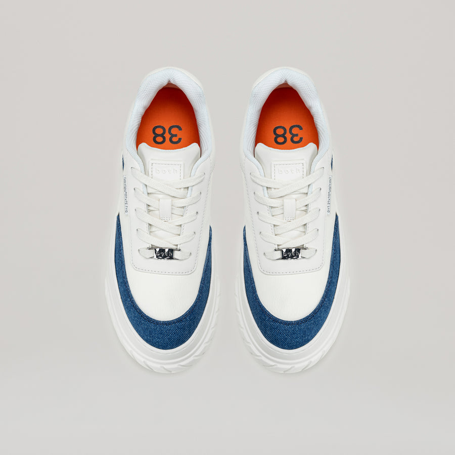 TYRES PLATFORM SNEAKER - DENIM/WHITE
