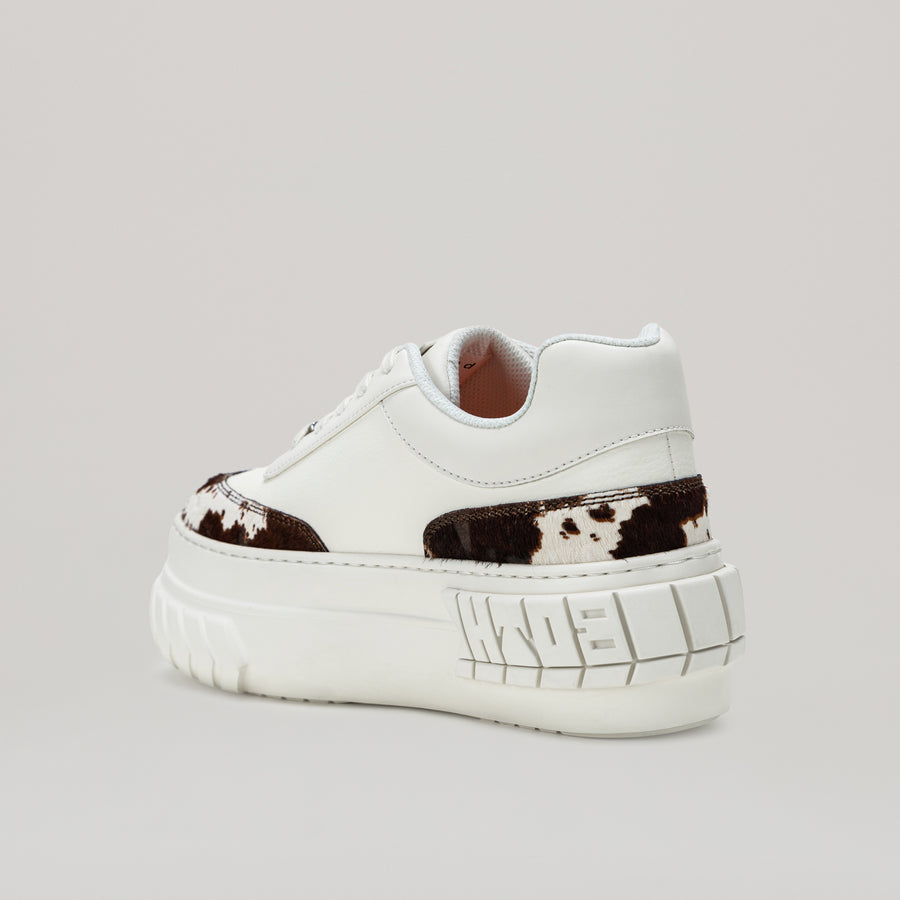 TYRES PLATFORM SNEAKER - BROWN/WHITE