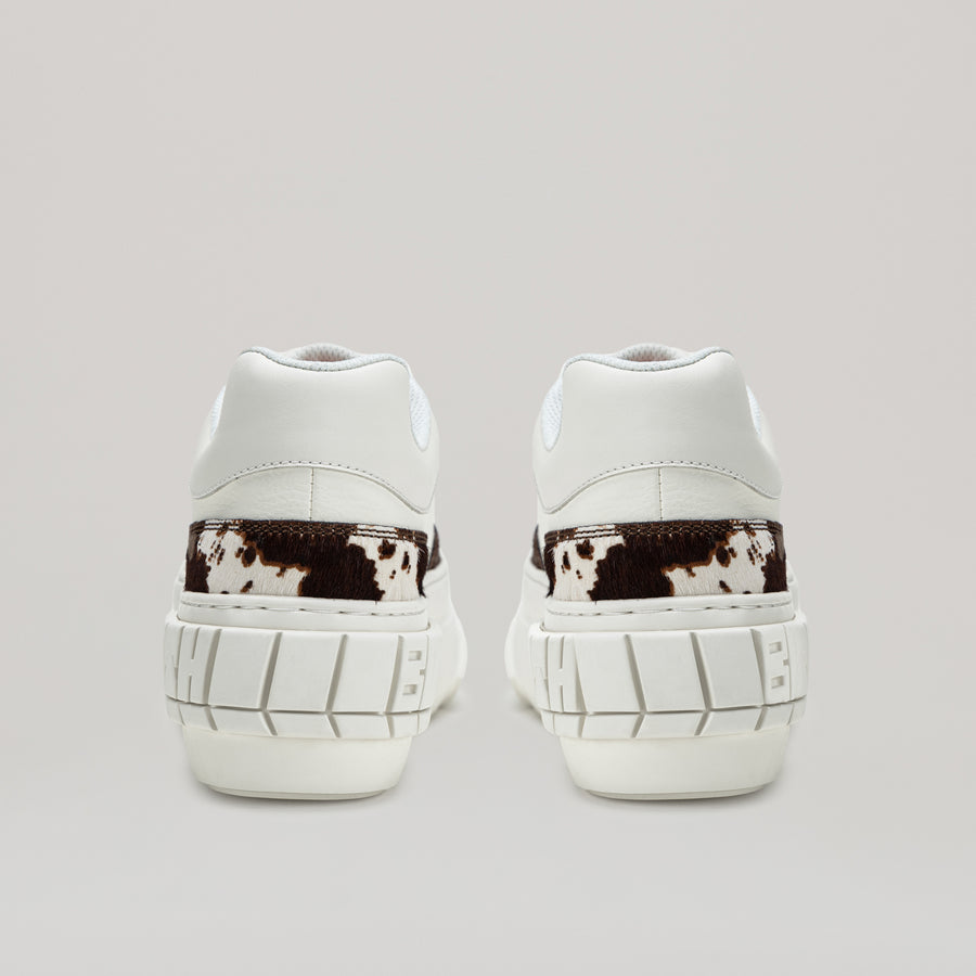 TYRES PLATFORM SNEAKER - BROWN/WHITE