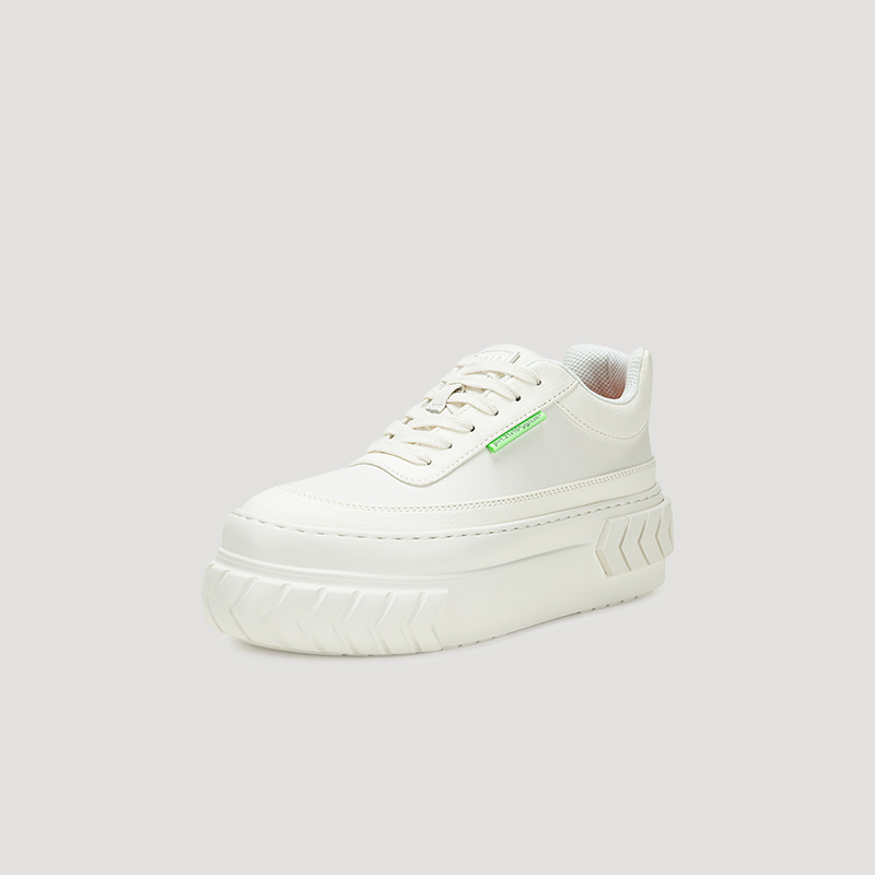 TYRES PLATFORM SNEAKER - WHITE/WHITE